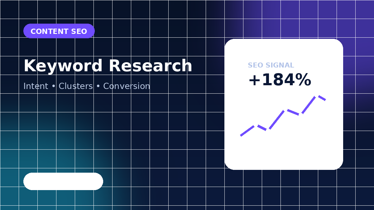 Ilustrasi featured image keyword research berbasis search intent